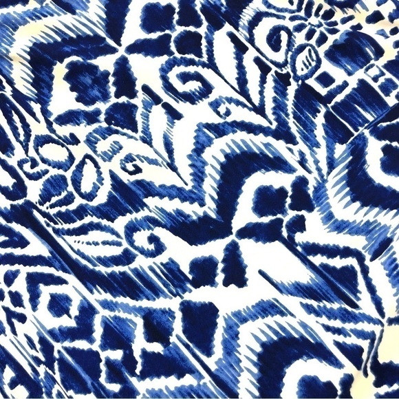 RALPH Lauren one piece swimsuit in blue and white Size 6 - Picture 4 of 7